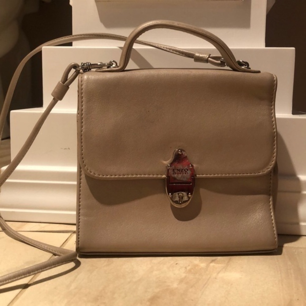 Enzo Angelino Bag Ivory Small Purse View 2